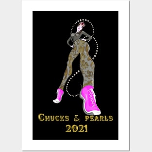 chucks and pearls 2021 Posters and Art